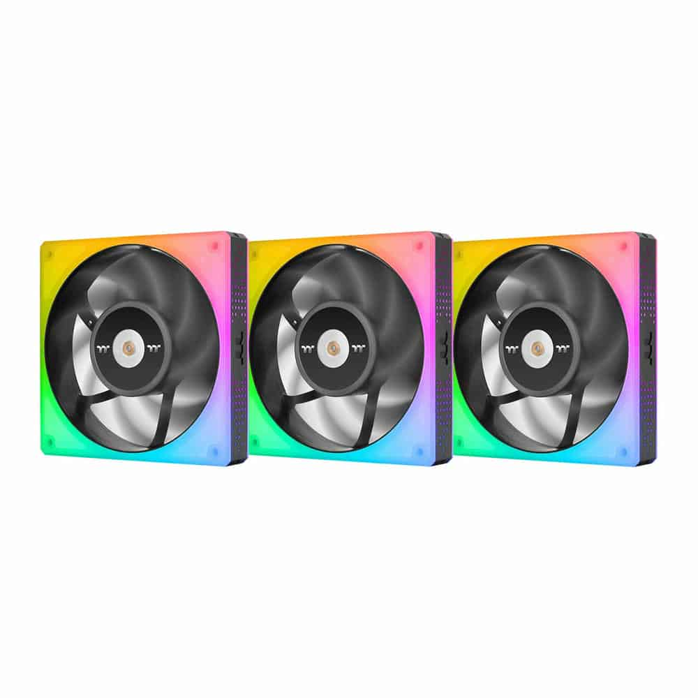 3-Pack Thermaltake TOUGHFAN 12 RGB 120mm ARGB Radiator Fan